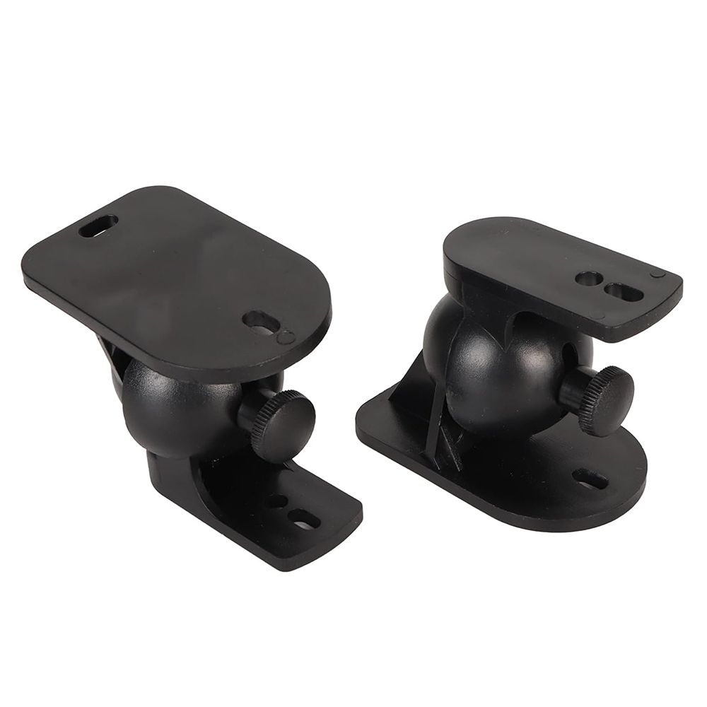 2pcs Black Speaker Bracket Holds Up to 11lbs Wall Mount Bracket Speaker Wall Mount Office
