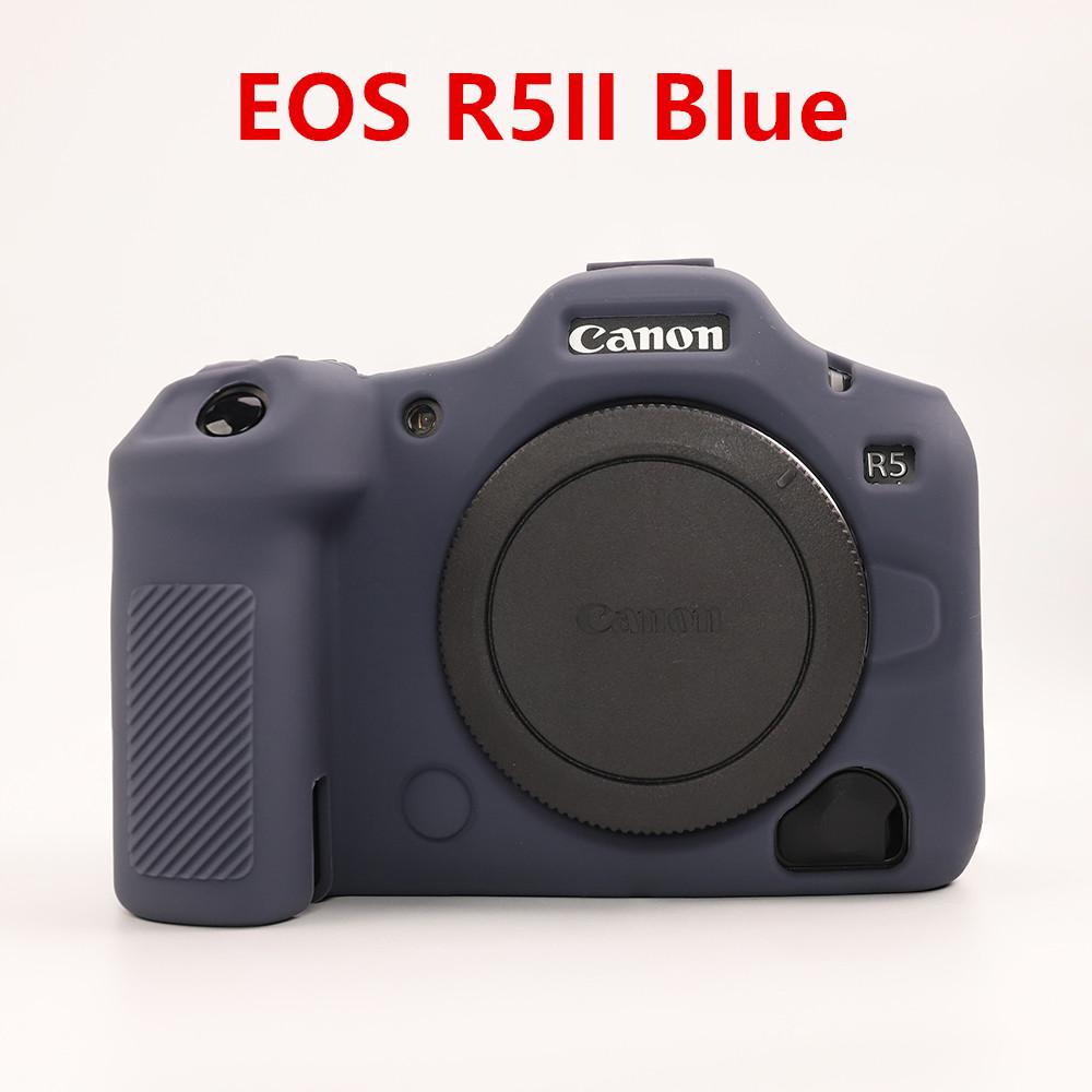 Мягкий силиконовый защитный чехол для корпуса камеры для Canon EOS R5 R5II R6 R6II R7 R8 RP R10 Ударопрочная резиновая накладка
