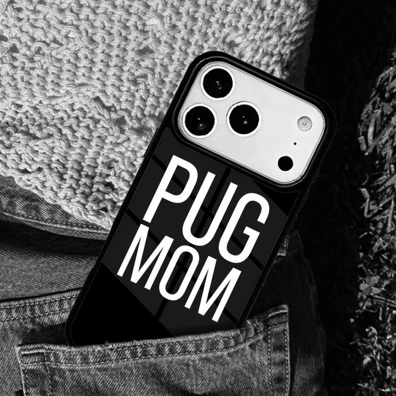 Funny Cartoon Pug phone case cover Compatible with for IPhone 17air 16e 15 14 13 12 11Pro Max 17 Air