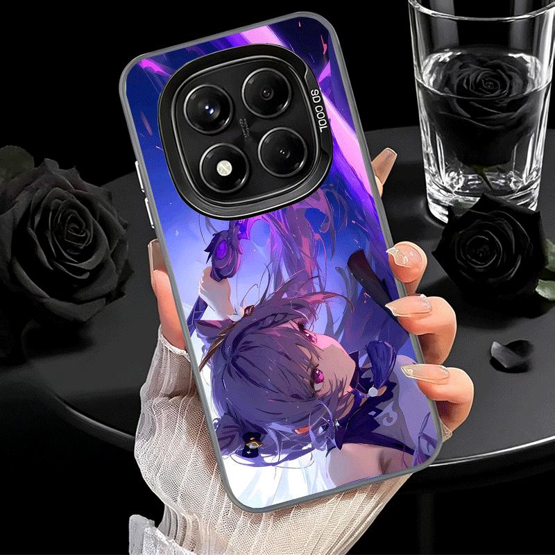 Мягкий чехол для телефона Genshin Impact Кэцин для Xiaomi Redmi Note 13 14 15 Pro Plus 12S 12 11S 11 11T 10S 10 Ударопрочный задний чехол
