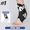 1-Piece Lace Up Stabilizing Ankle Brace with Boa Closure System Upgraded Ankle Support Ankle