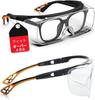 Safety Work UV Can Be Worn Over Regular Glasses [PAERDE] Eyewear, Goggles, Scratch-Resistant, Anti-Fog, Protection,