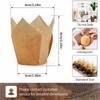 50pcs Tulip Muffin Cupcake Paper Cups Oilproof Cupcakes Liner Baking Muffin Box Cup Cake Designing Tools Muffin Wrap Cases
