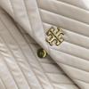 [Pre-Owned] Kira Large Nude Pink Lambskin Quilted Shoulder Bag With Gold Hardware - Very Good #O65QIA