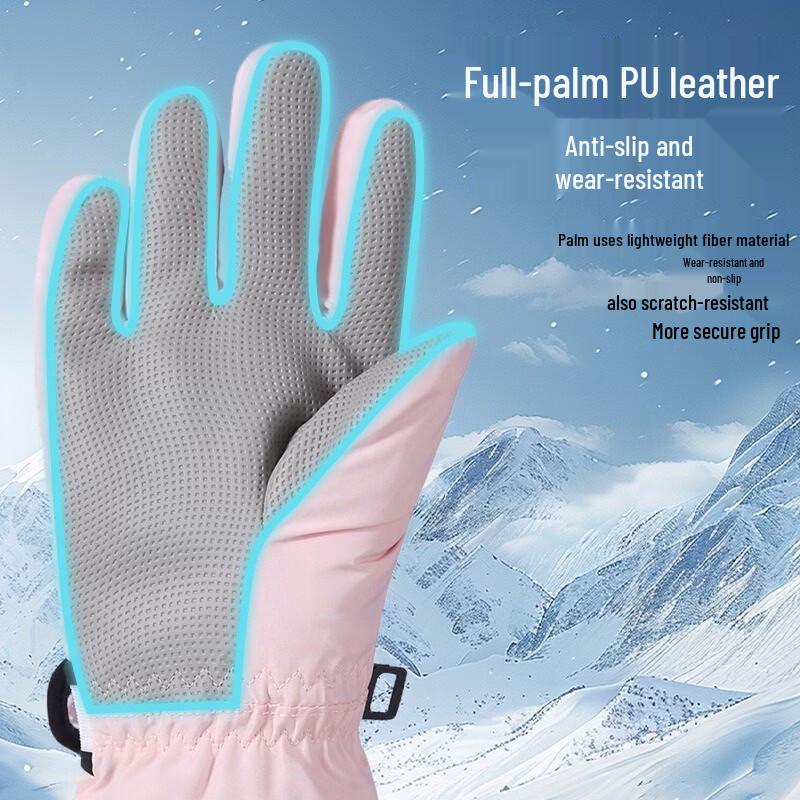 WOKE Kids Waterproof Warm Cartoon Ski Gloves