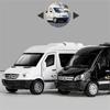 1/32 BENZ MB Sprinter MPV Фургон Спинт Автодом Сплав Модель автомобиля Литые Металлические Игрушечные Машинки Симуляция Звука и Света Детская Игрушка Коллекционные Подарки