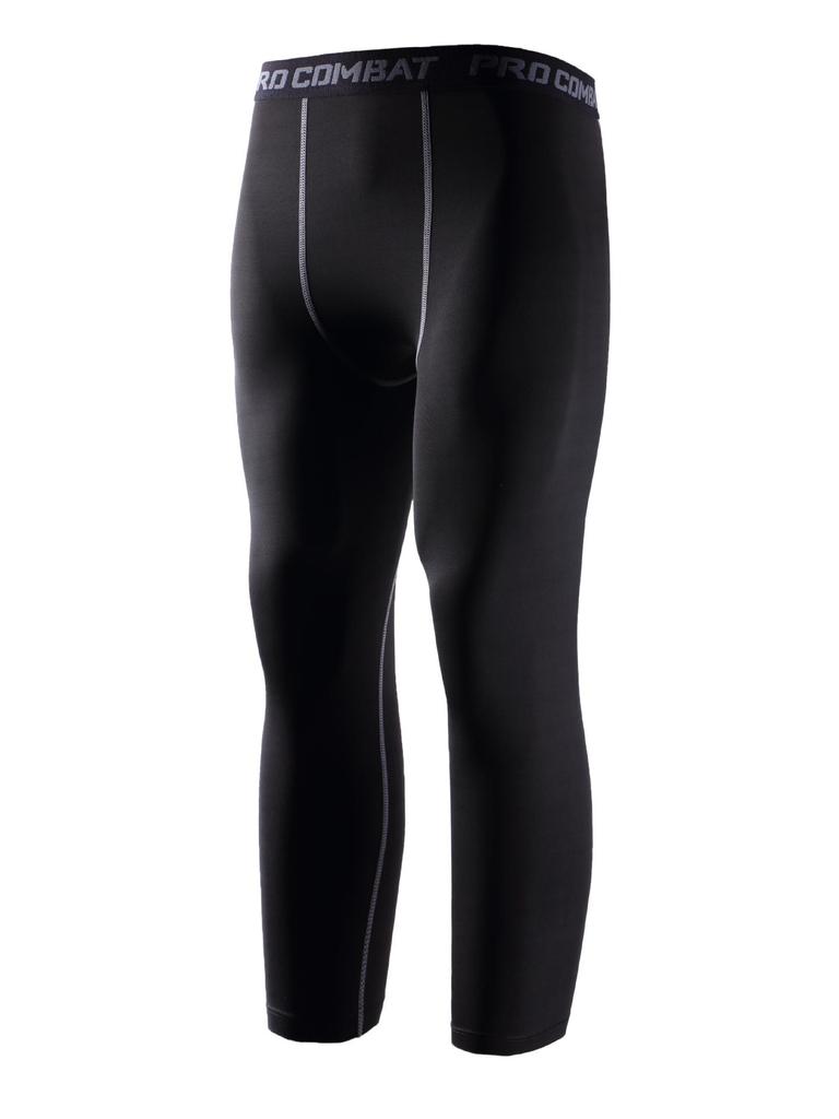 Men's Quick-Dry High Elastic Compression Basketball Leggings for Summer Fitness