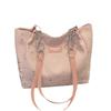 Solid Color Star Print Shoulder Bag Large Capacity Handbag Casual Hobo Bag  Daily Commute