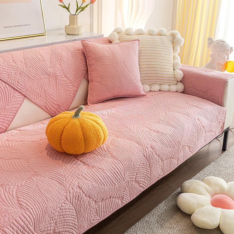Подушка для дивана Nordic Simple из чистого хлопка Four Seasons Universal Non-Slip Cotton Cushion Cover Sofa Cover Cover Cloth Cushion