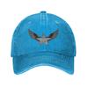 Brave New World Unisex Women Baseball Cap Winged Star Distressed Denim Hat Vintage Outdoor Adjustable Sun Cap