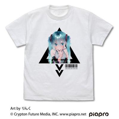 Полноцветная футболка Hatsune Miku Link Ver.WHITE M Vocaloid T