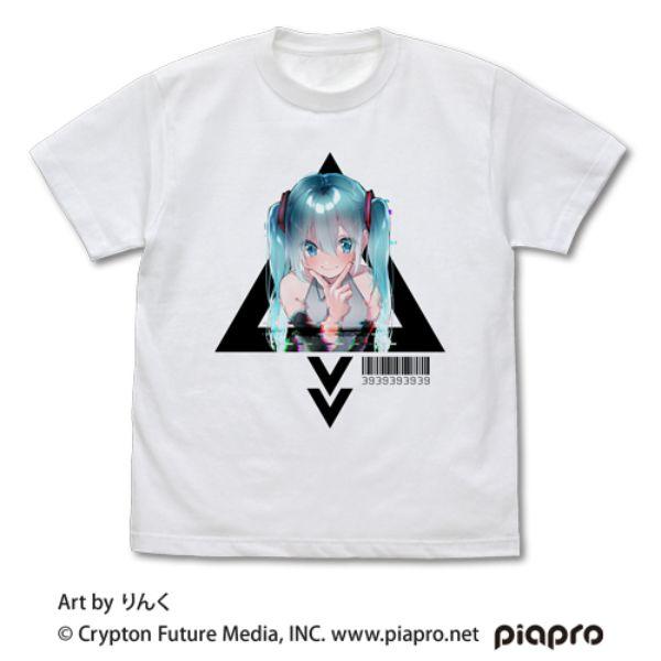Hatsune Miku Full Color T-Shirt Link Ver. WHITE M Vocaloid T