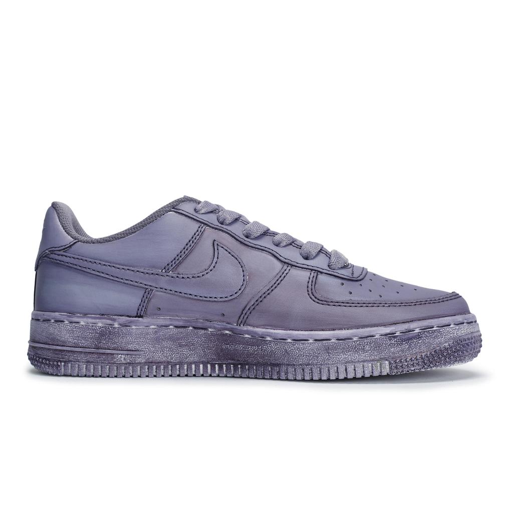 Nike Nike Air Force 1 Нескользящие Устойчивые к истиранию Низкие Кеды для скейтбординга Унисекс Фиолетовый Зеленый CW2288-111(Team80-S-BOX)