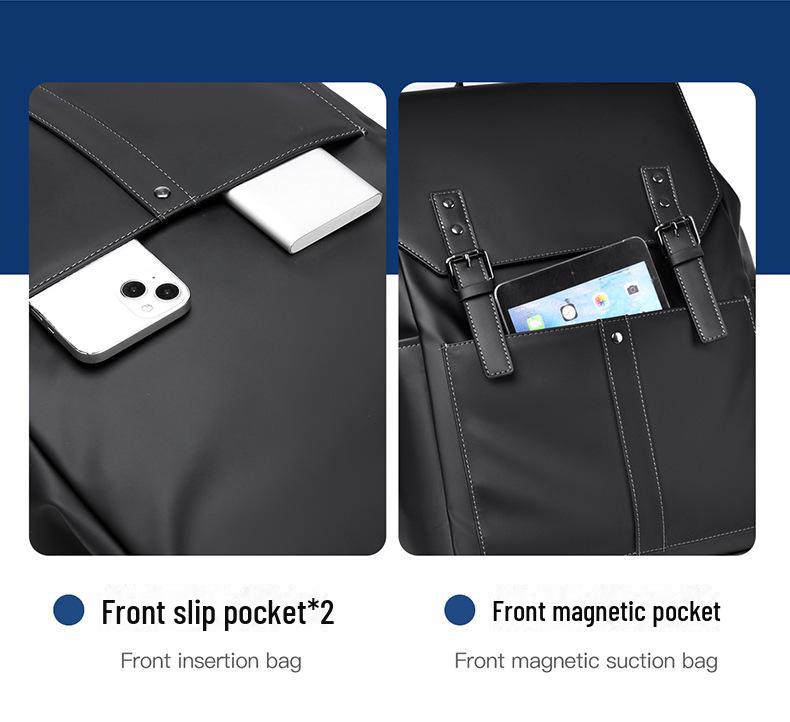 Мужской повседневный рюкзак большой вместимости - сумка для ноутбука в студенческом стиле для мужчин и женщин