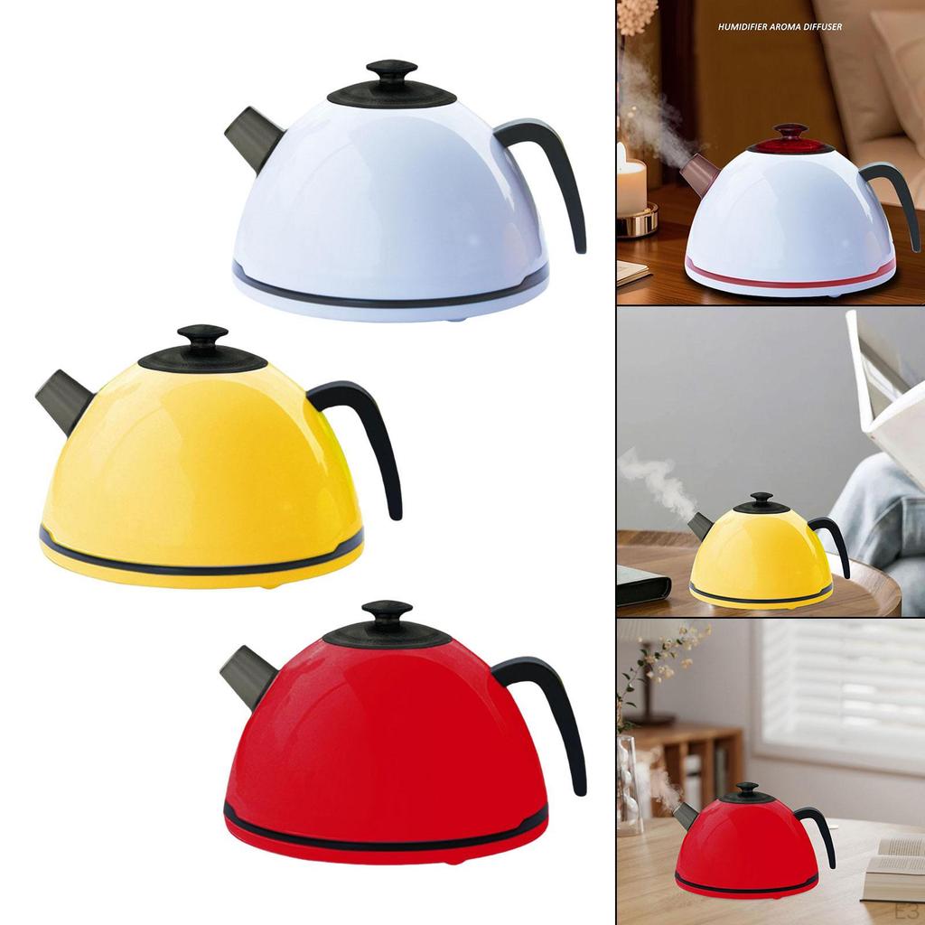 Essential Oil Diffuser Air Humidifier Low Noise 500ml Aroma with Colorful Light for Desktop