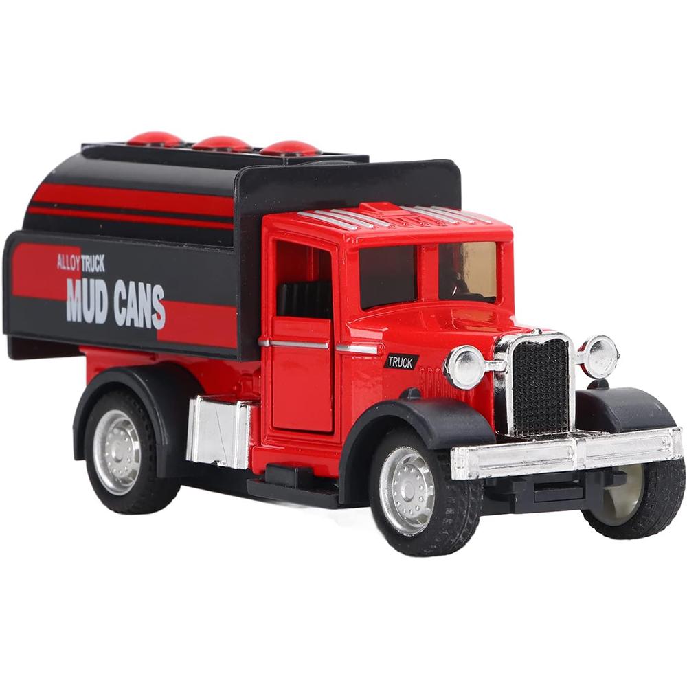 1/32 Transporter Truck Model, Transporter Model Toy Sound Pull Back for Home for Kids