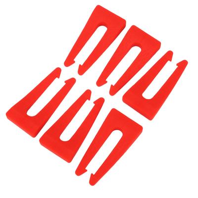 6 шт. замки безопасности для ручек плиты силиконовые универсальные замки для ручек духовки для домашней кухни красные