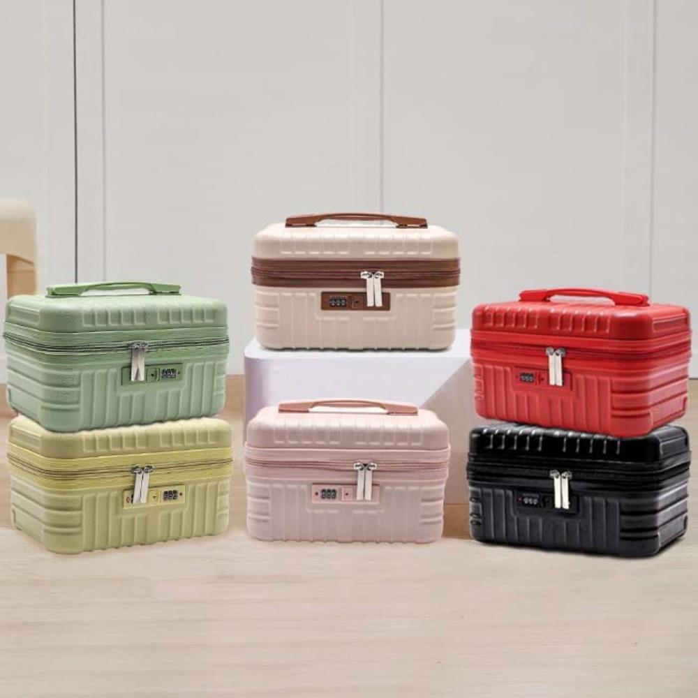 Large Capacity Cosmetic Case Fourteen Inch Makeup Box Travel Organizer Handheld Luggage  Men Women