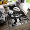 Elvis Presley Personalized Text Floor Rug Office Rug Design for Game Room Balcony Foyer Entryway Anti-slip Rug Decorate Offices Gift for Festivals