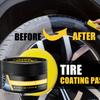 Car Tire Paste Brightener Blackening Brightening Decontamination Maintenance Anti-aging Plastic Refurbishment Tire Paste