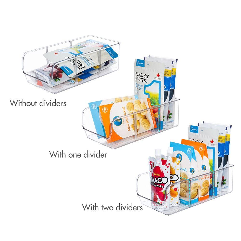 Clear Plastic Spice Packet Rack Clear Display Containers Durable Pantry Organization Fridge