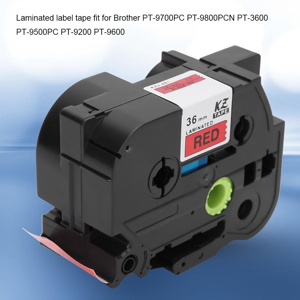 36mm Label Maker Laminated Label Tape Fit for   PT-9700PC PT-9800PCN PT-3600