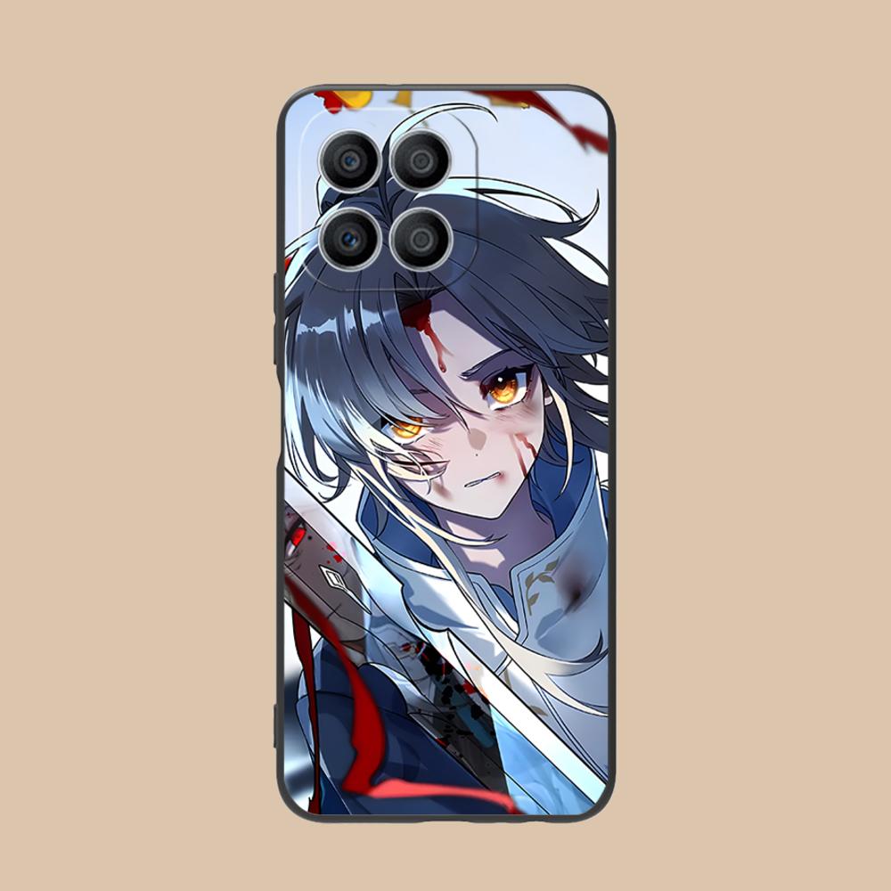 HSR Yanqing Матовый чехол из ТПУ для мобильного телефона Honor 90 80 70 60 50 30 20 10 9 8 7 Pro S SE Lite 5G Цветная печать