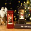 Кавайный Рождественский Светящийся Свеча Мини Мультяшный Санта-Клаус Настольная Фигурка Прочный Креативный Автомобильный Орнамент Офис