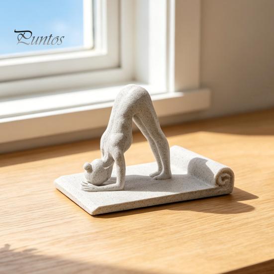 Украшение для йога-позы, 3D-печатная фигурка, Универсальный держатель для мобильного телефона, Подставка для домашнего декора, Настольное украшение для офиса