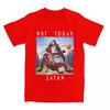 Not Today Satan Jesus Vs Satan In Basketball Unisex WoUnisex T Shirts parody Merch Funny TShirt Cotton All Seasons Clothes