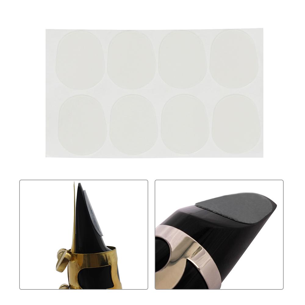 8pcs Alto Tenor Saxophone Sax Clarinet Mouthpiece Cushions Patches Pads