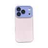 Чехол для iPhone 17 Pro Max: Контрастный цвет, Ударопрочный Жидкий силикон Имитация