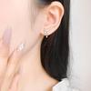 Minimalist Luxury Bow Tassel Star Earrings Comfortable Sleep Friendly Niche Design Cartilage Clip On Ear Studs For Women