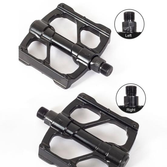 1 пара велосипедных педалей. Высокопрочная полая конструкция. Широкая совместимость. 3 герметичных подшипника. Велосипедные плоские педали.