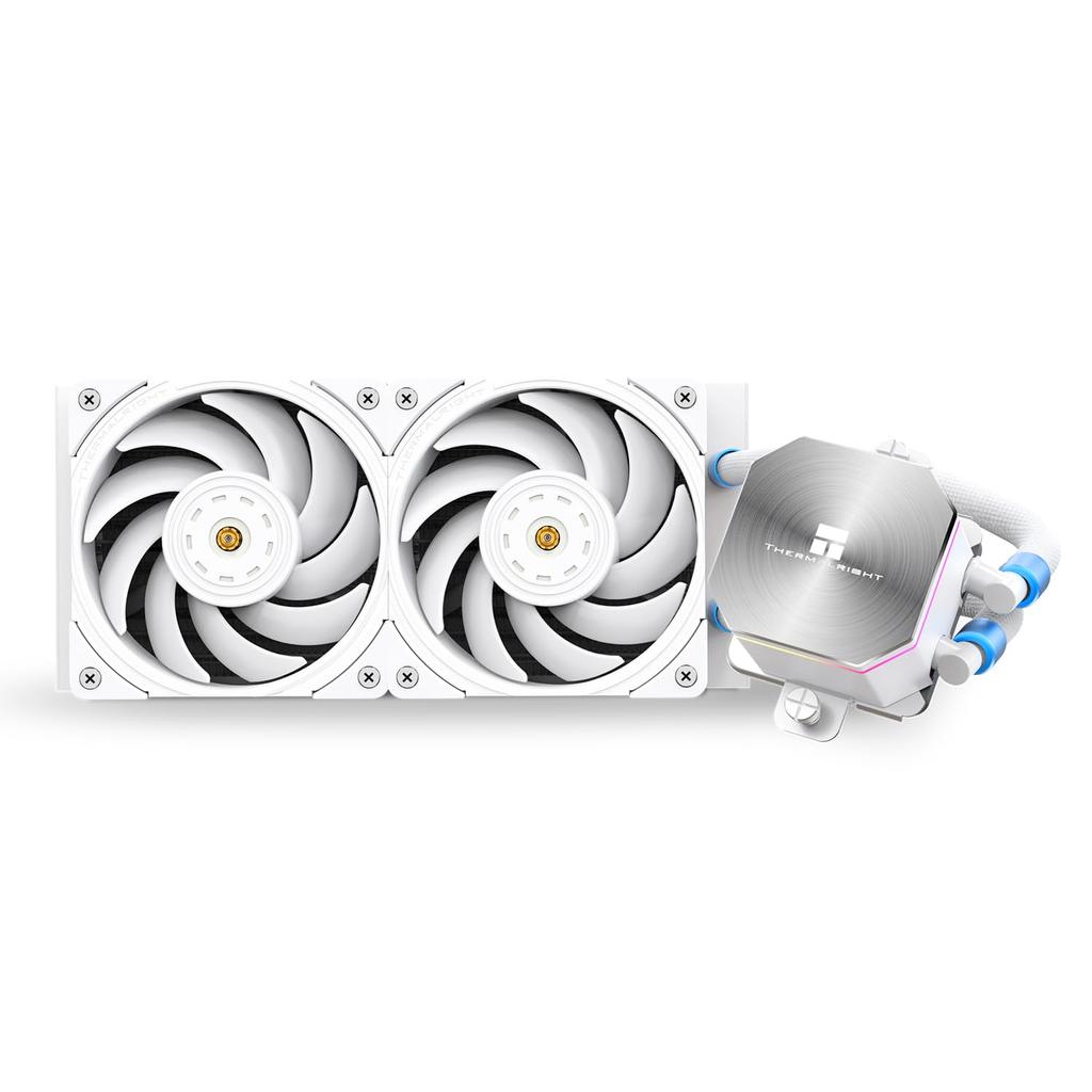 THERMALRIGHT Frozen Edge 240 White 120mm Liquid CPU Water Cooler with PWM 240 White Cold Row Integrated Water Cooler Heatsink for Intel Fan,