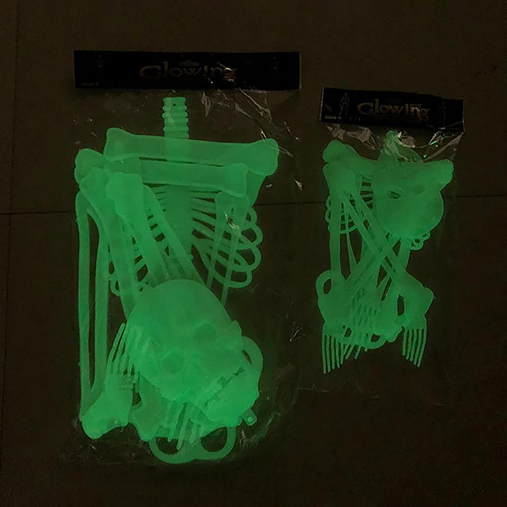 2pcs Halloween Luminous Skeleton 30cm 90cm Decor