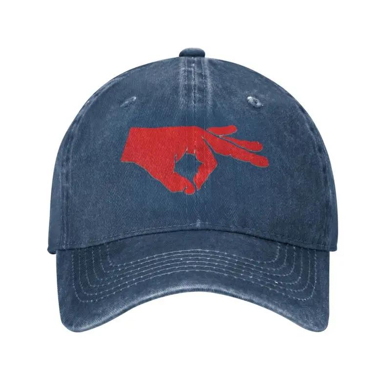 Classic Cotton Red Circle Game Baseball Cap Women Men Custom Adjustable Unisex Dad Hat Spring