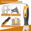 15 In 1 Multi Use Putty Knife Stainless Steel Paint Scraper Removal Construction Tool For Wallpaper Can Opener Home DIY Tool