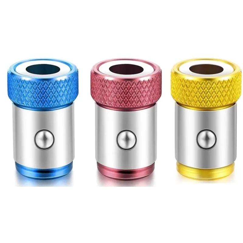 Magnetic Bit Holder Alloy Electric Magnetic Ring Screwdriver Bit Head Holder Anti Corrosion Magnetizer for Phillip Bit