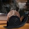 White Black Mosquito Coil Rack Snail Shape Incense Holder Shelf New Ash Storage Rack  Household