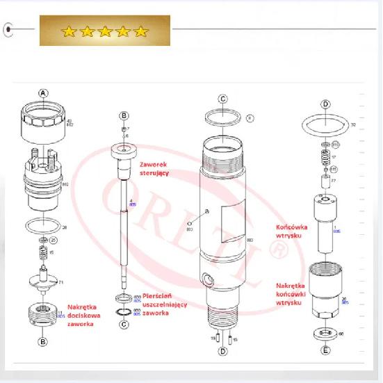 10 пакетов CR Ремонтные комплекты для форсунок Common Rail F00VC99002 F00VC05008 F00RJ02177 F00VC05001 F00VC05009 Для BOSCH Серии 0445110/120