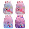 Kids Backpack Students Cute Cartoon Mermaid Unicorn Printing Large Capacity School Bag Lightweight