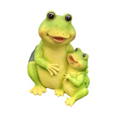 3D Фигурки весенних лягушек для сада Металлические арт-украшения с защитой от ржавчины ко Дню Матери или для семейного двора