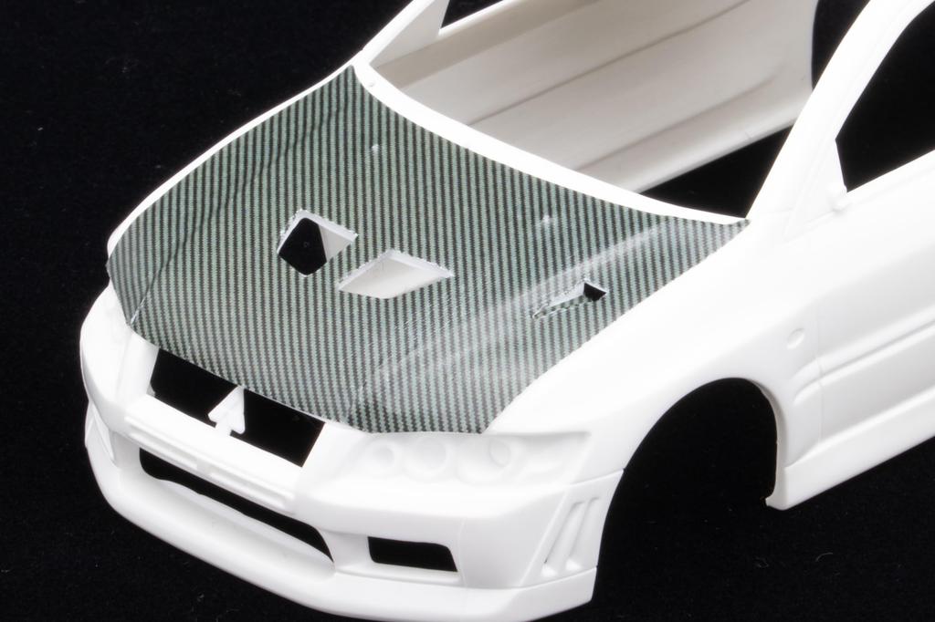 Fujimi Models Серия Touge 5 Mitsubishi Lancer Evolution VII GSR карбоновый капот 1/24 Нет. ЭКС-1 (с наклейкой) Touge-5 EX-1
