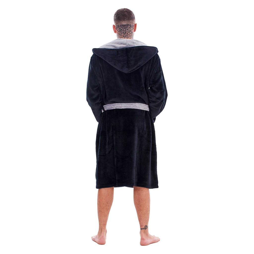 Keanu Mens Fleece Dressing Gown