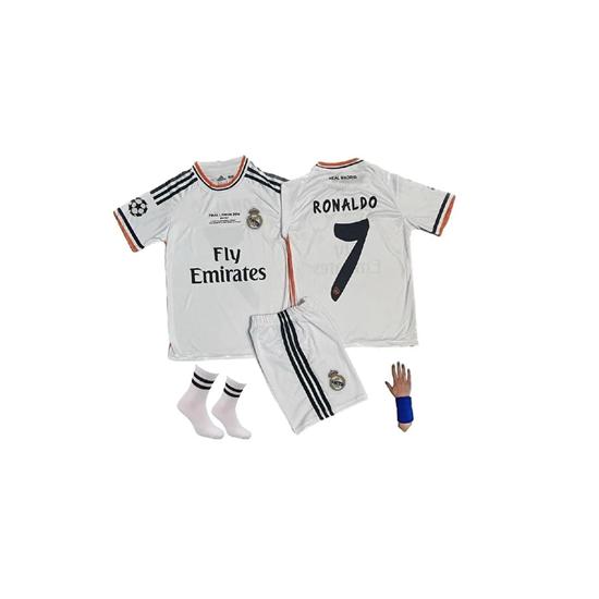 Роналду 2014 Лиссабон Белый Реал.Мадрид. Комплект джерси из 4 предметов