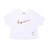 Sportswear Swoosh Logo Short Sleeve T-Shirt Women Tops White CW4321-100