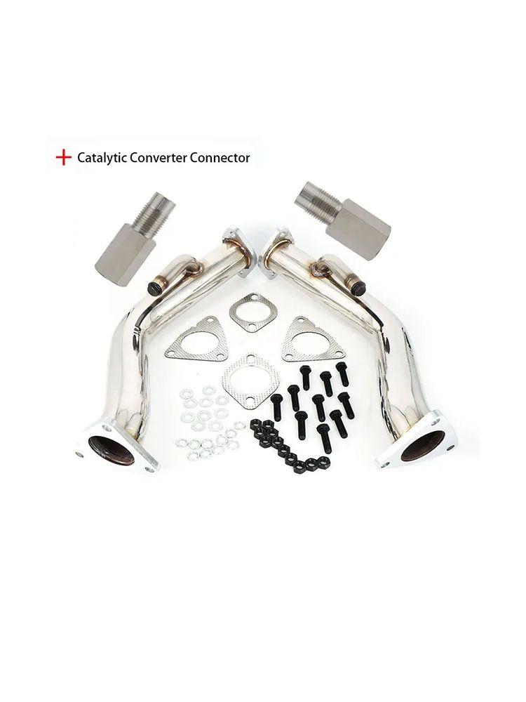 Тестовые трубы Decat Catless Straight Downpipe выхлопная труба ПОДХОДИТ дляNissan 350Z 370z Infiniti G37 G25 2.5 FX35 FX37 Q50 Q60 VQ35HR VQ37HR