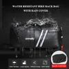 Lixada Bicycle Trunk Bag, Bicycle Rack Rear Carrier Bag, Bicycle Commuter Bag, Waterproof (Rain Cover Included)
