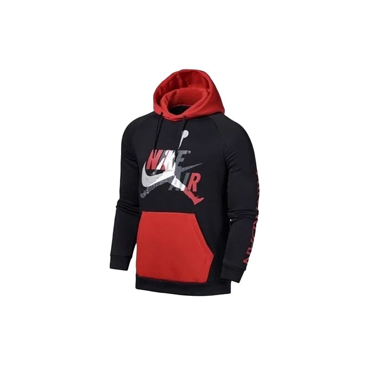 Jordan Jumpman Classics Color-Block Мужская толстовка с капюшоном черная CU1556-011